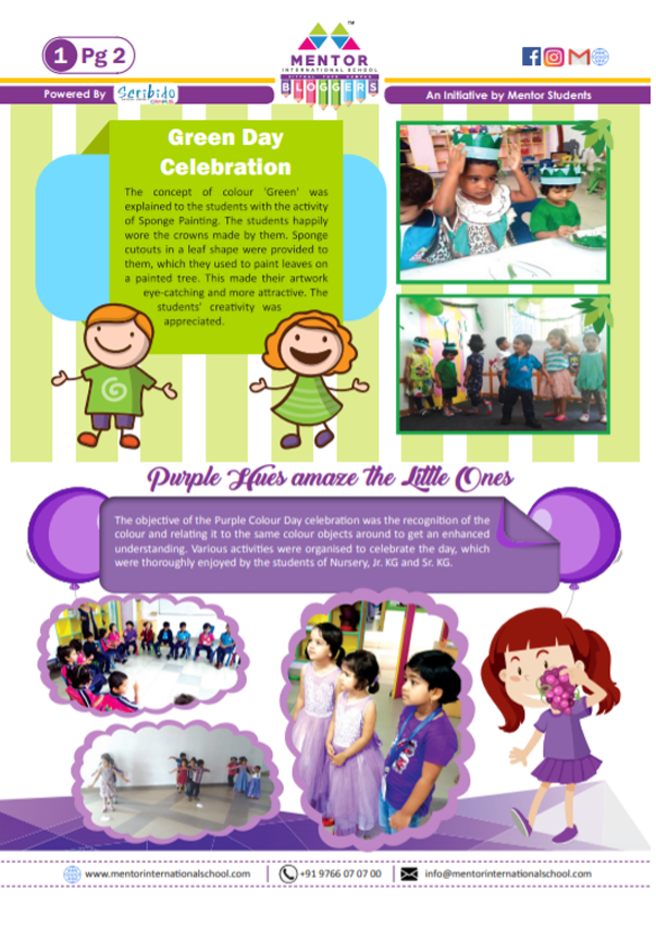 flyers of top notch cbse school in magarpatta